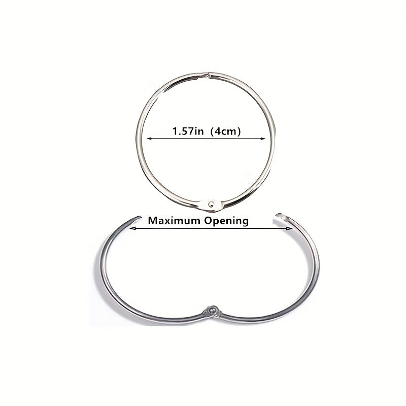 12pcs Shower Curtain Rings Effortless Gliding Curtain Hooks