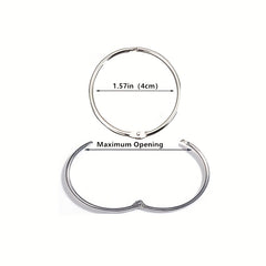 12pcs Shower Curtain Rings Effortless Gliding Curtain Hooks