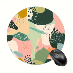 Abstract Artistic Boho Mouse Pad Non Slip Rubber Base