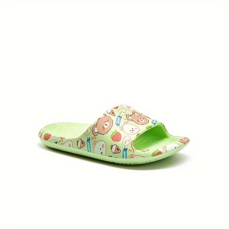LUOFU Cartoon Slippers For Girls Non Slip Lightweight Slippers