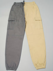 Men's Cargo Pants Stylish Block Drawstring Jogger Pants