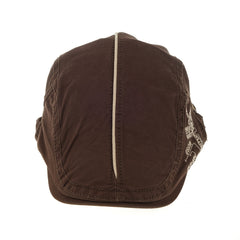 Outdoor Cotton Peaked Cap Embroidery Beret Hat