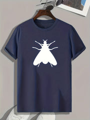 Insect Pattern Print Men's Comfy Sports T-shirt Graphic Tee