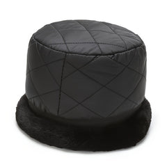 Faux Mink Winter Hat for Men, Warm Ear Protection Hat