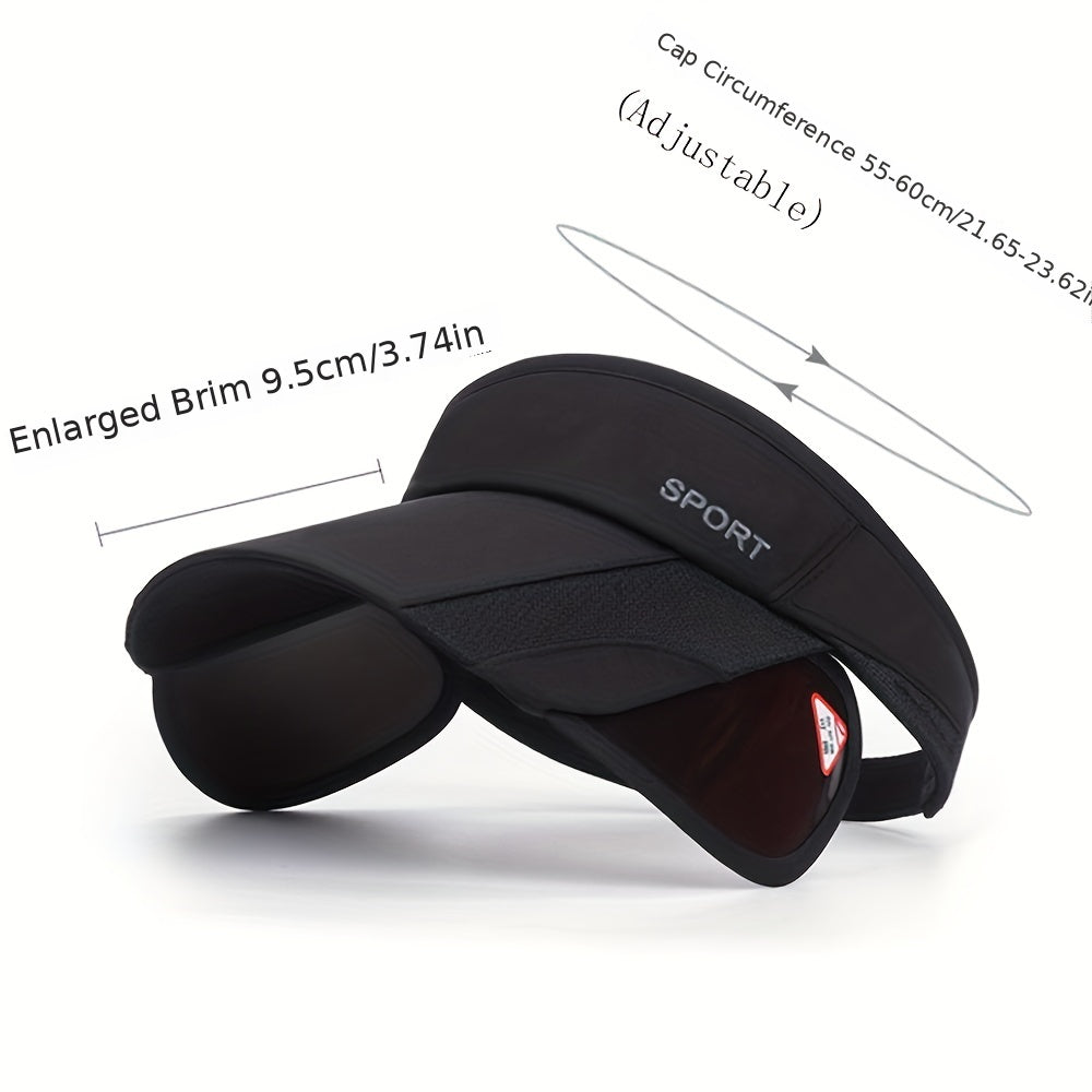 Adjustable Sun Visor Golf Hat For Women UV Protection