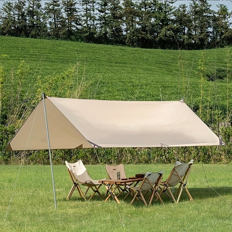 Portable Camping Awning 3x3M Waterproof PU 3000mm Ideal for Outdoors Travel