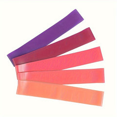 5pcs TPE Yoga Stretching Ropes Resistance Belt For Hip Lifting Body Shaping