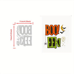 1pc Hallowmas Metal Cutting Dies Stencils DIY Scrapbook Card Craft Embossing