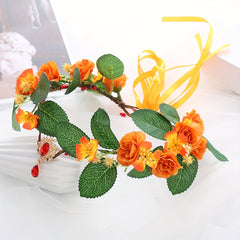 Children's Rose Wreath Hair Accessory for Fairy Girl