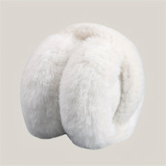 Soft Plush Earmuffs for Outdoor Winter Use