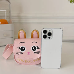 Cartoon Cat Coin Purse Wallet Princess Crossbody Bag For Girls