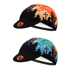 Skull Cap Cycling Cap Under Helmet Sun Hat Brim Cap Soft Breathable
