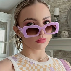 Y2K Rectangle Sunglasses UV400 Sun Shades Glasses