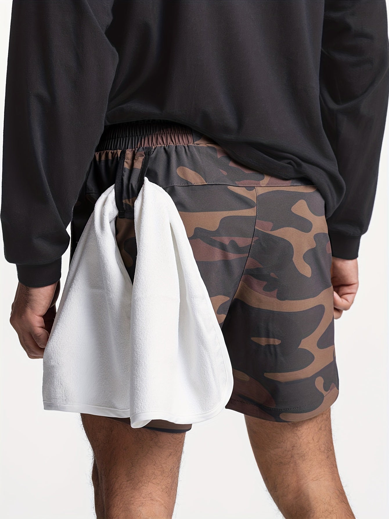 Men's Loose Quick Dry Gym Shorts With Pocket