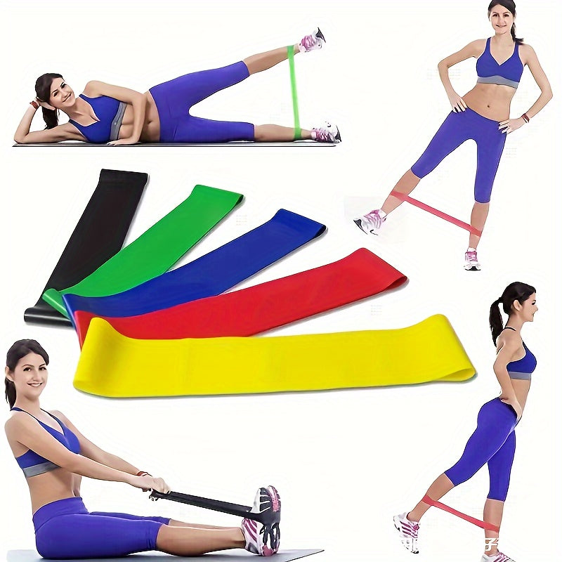 5pcs Resistance Bands Fitness Stretch Rope Yoga Strength Training Gym