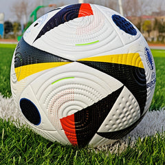 Size 5 PU Leather Soccer Ball Elastic Football for Competition Training