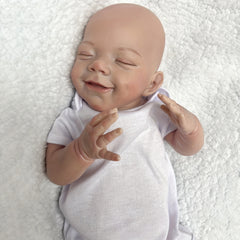 50 Cm Full Body Vinyl Reborn Dolls Realistic Smile Baby Dolls For Gift