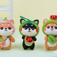 1pc Shiba Inu DIY Woolen Felt Package 6 Styles