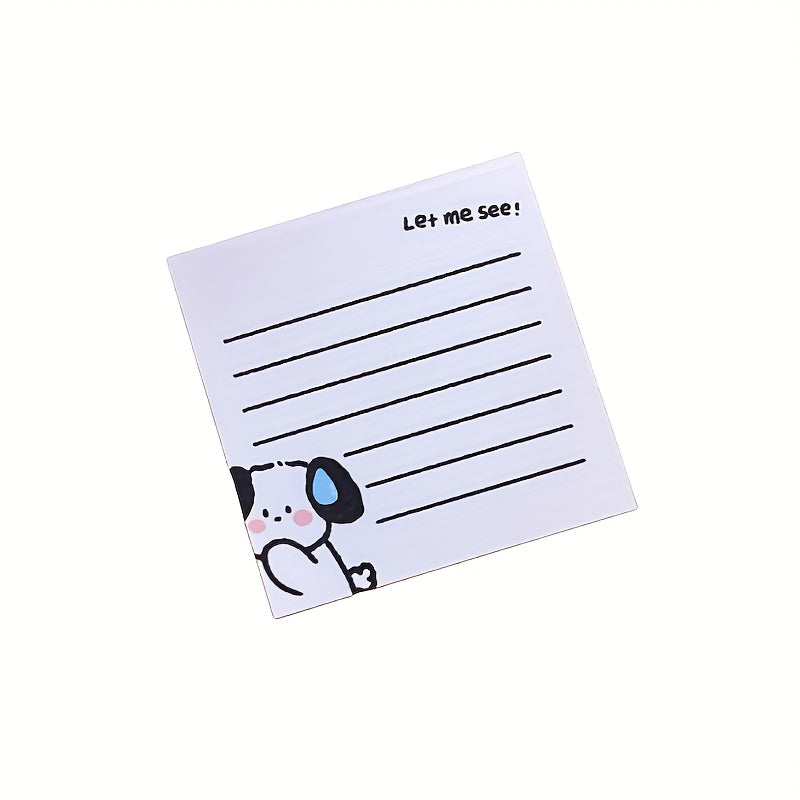 80pcs Sticky Note Paper Self adhesive Tearable Note Book Cartoon Sticky Note