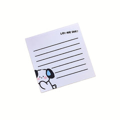 80pcs Sticky Note Paper Self adhesive Tearable Note Book Cartoon Sticky Note
