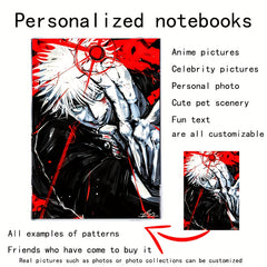 Custom A5 Photo Cover Notebook Personalized with Pictures and Pet Images