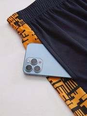 Quick Drying Pleated Shorts Men's Casual Stretch for Summer Gym