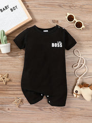 Baby Boys Casual Short Sleeve Romper Jumpsuit Clothes