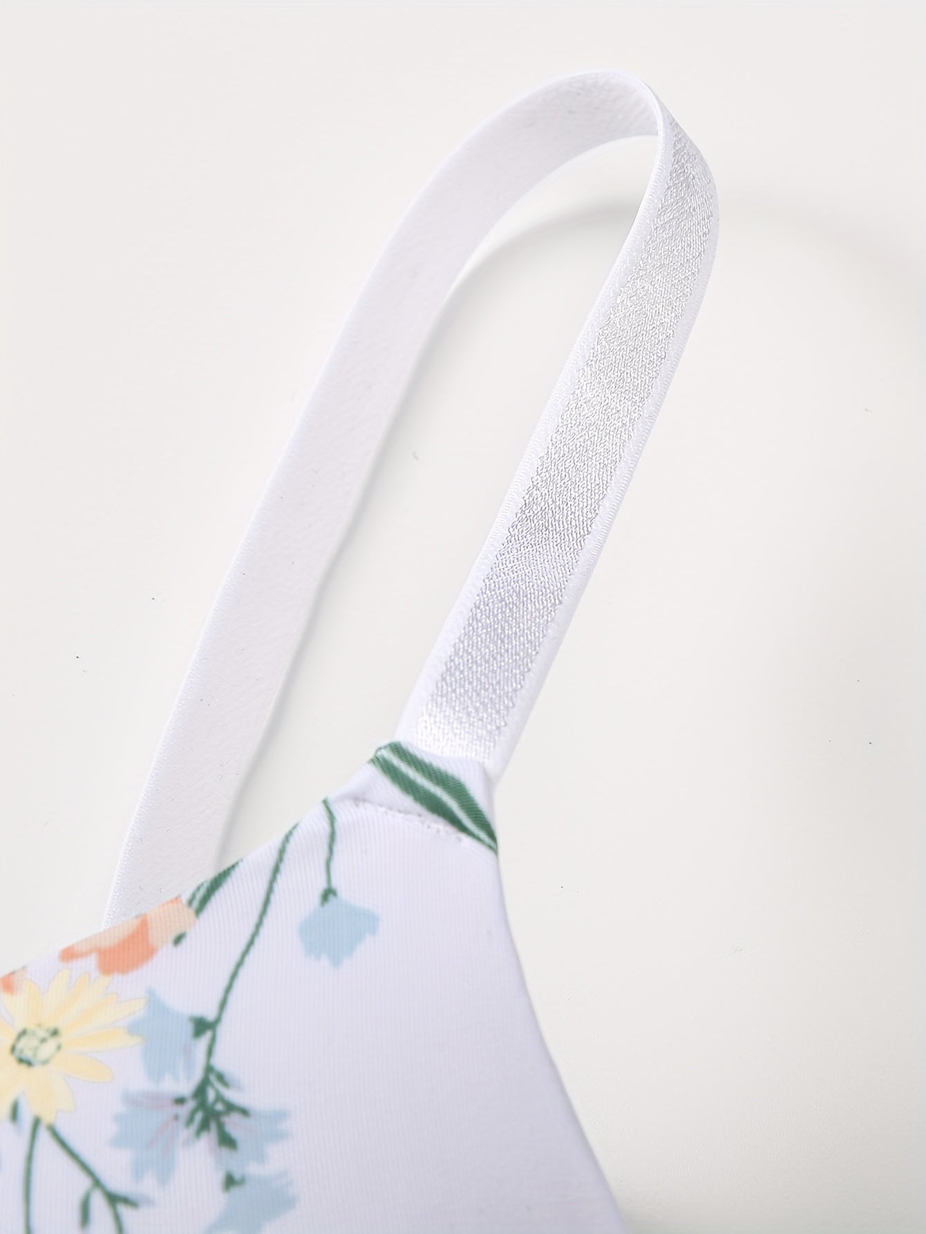 Floral Print Wireless Bra Comfy & Breathable Intimates