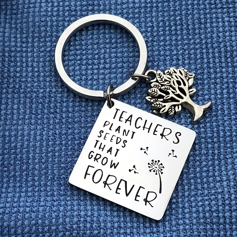 Stainless Steel Teacher's Gift Keychain Graduation For Teachers