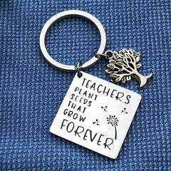Stainless Steel Teacher's Gift Keychain Graduation For Teachers