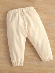 Baby Girl s Solid Tunic Sweatpants Kid s Casual Trousers