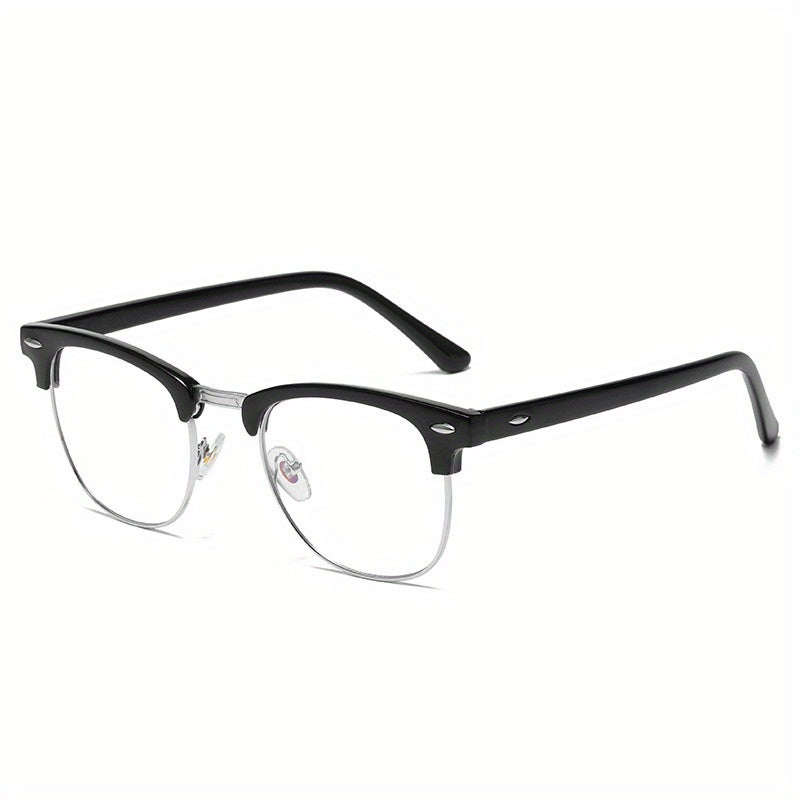 Vintage Anti Light Glasses Transparent Lenses