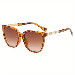 Retro Tortoiseshell Gradient Sunglasses UV400