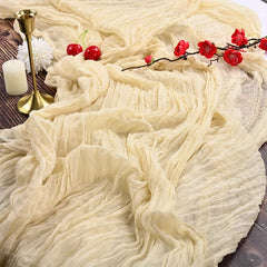 Bohemian Rustic Purple Table Runner for Weddings Bridal Decor