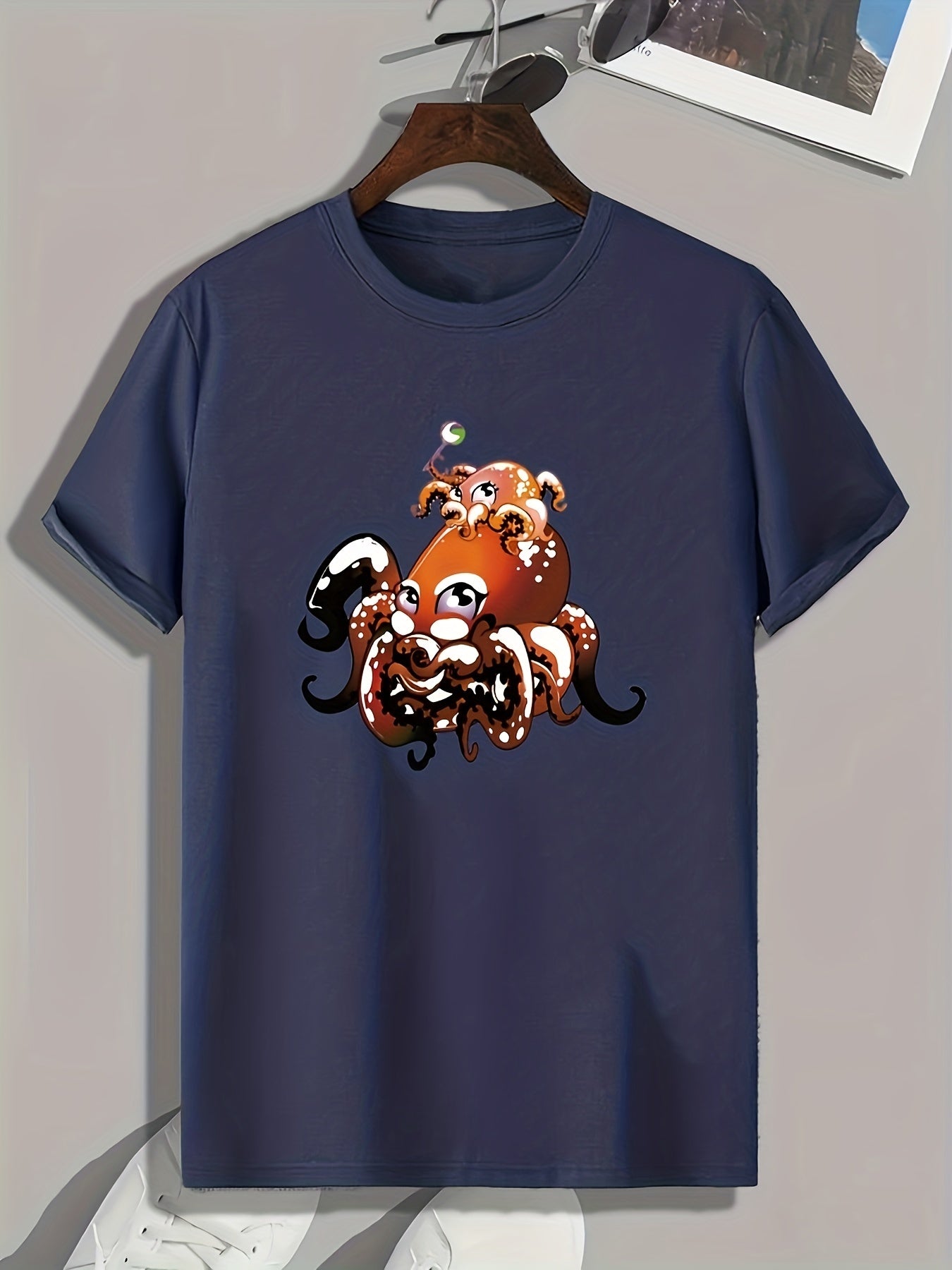 Octopus Pattern Men's Sport T-shirt - Outdoor Fitness Clothing