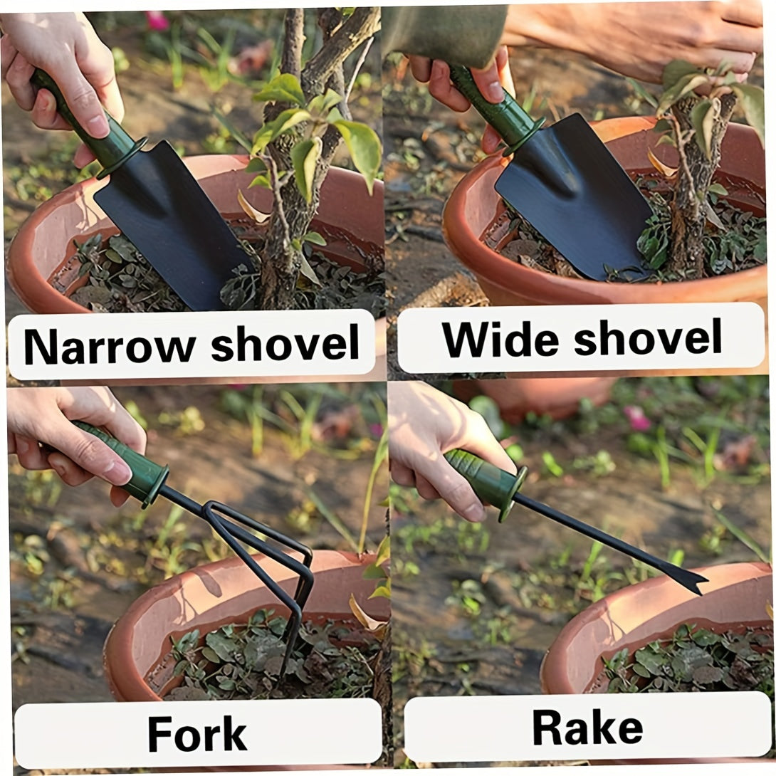 4pcs Garden Tool Set for Indoor Outdoor Plant Care, Bonsai Kit