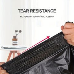 100 Pcs 5L Garbage Bags Trash Can Liners Strong Unscented