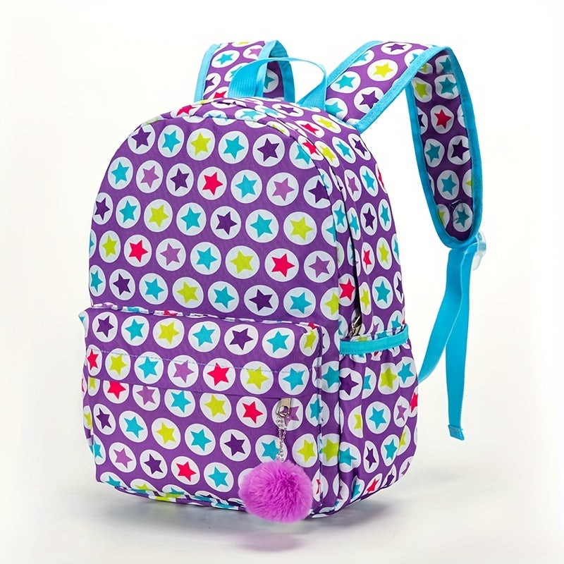 Kids Star Pattern Waterproof Backpack
