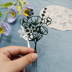 Elegant Flower Bouquet Metal Cutting Dies
