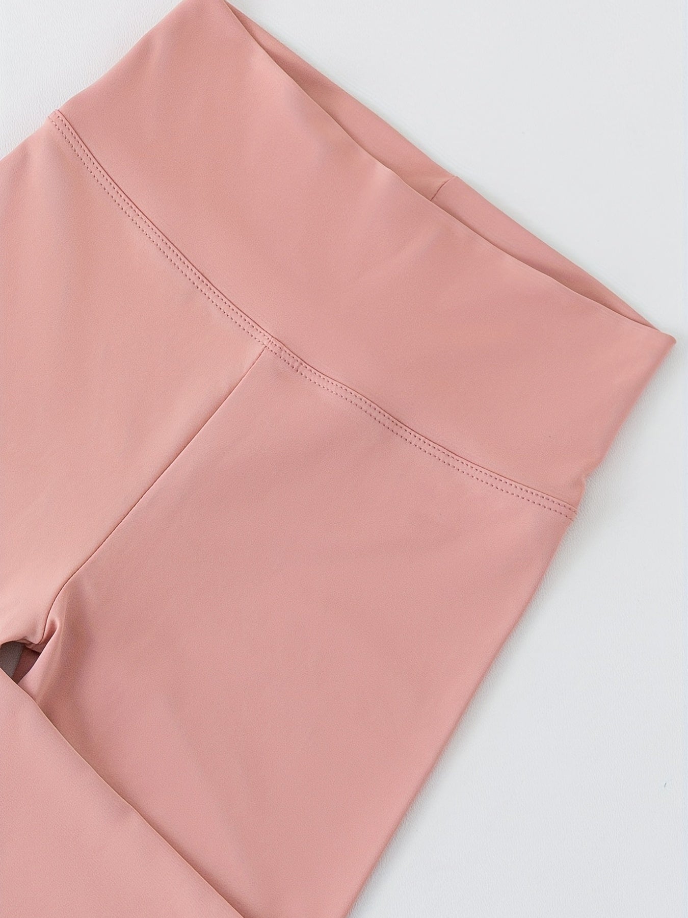 Girls Stretch Soft Leggings Elastic Waist Slim Tight Pants Kids