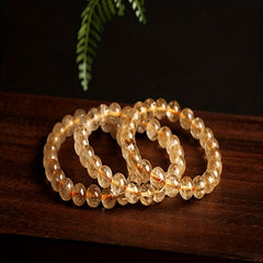 Golden Hair Crystal Bracelet Blonde Crystal Wealthy Beads Bracelet
