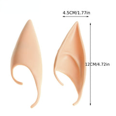 Latex Fairy Pixie Elf Ears Cosplay Accessories Halloween Party Soft Pointe