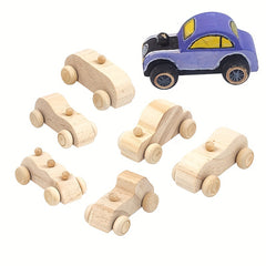 DIY Graffiti Wooden Car Toy for Kids