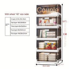 Foldable Storage Box Magnetic Suction for Clothes and Shoes