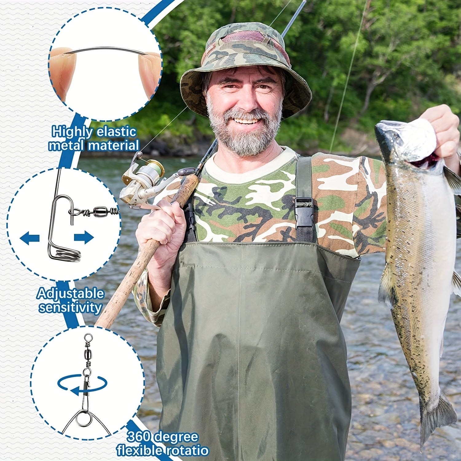 Automatic Fishing Device Trigger Spring Hook Setter for Freshwater