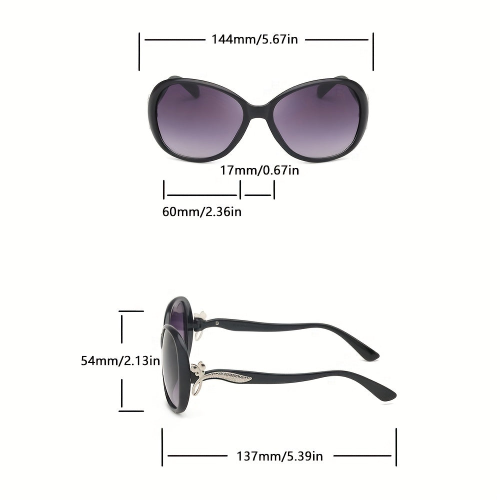 Oversized Cat Eye Sunglasses Gradient Lens UV400