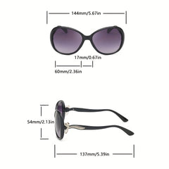 Oversized Cat Eye Sunglasses Gradient Lens UV400