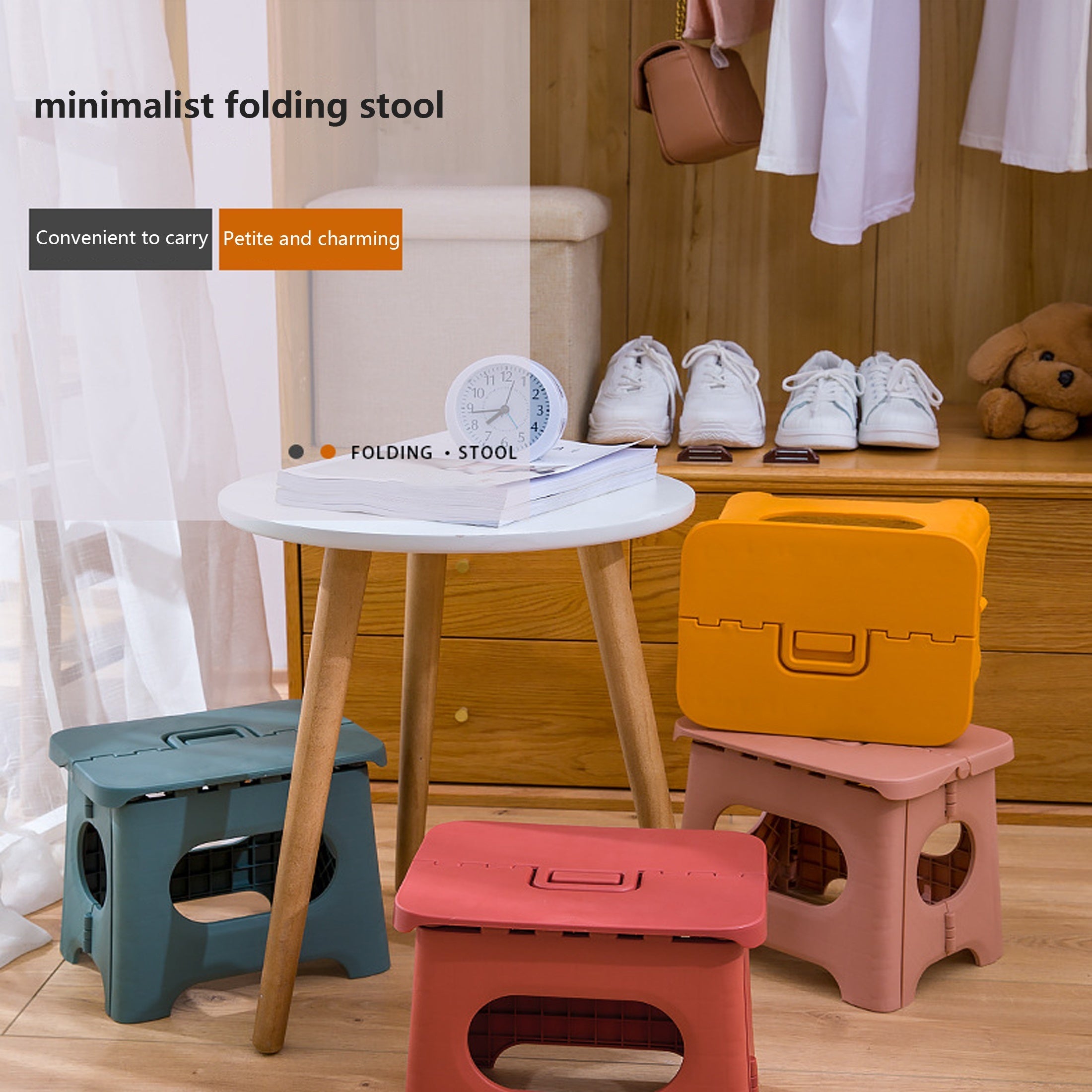 Portable Folding Stool for Camping Fishing Home Dorm Use