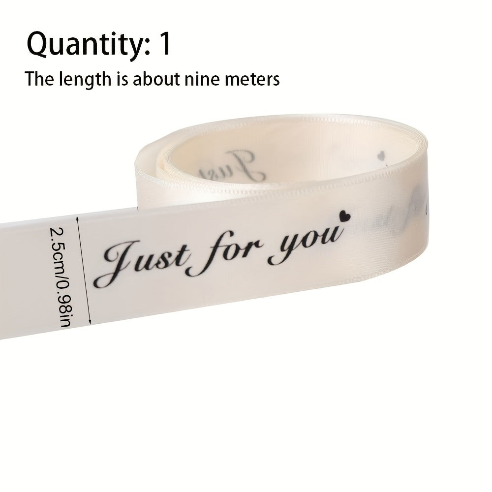 Personalized Letter Polyester Ribbons - 25mm - Crafts, Gifts