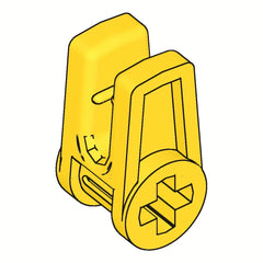 60pcs Plastic Building Block Line Clips with Cross Hole Clamp - Compatible